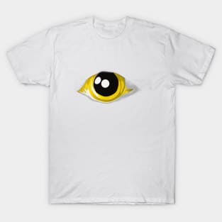 Illuminated Yellow Eye Design in Dark Ambiance No. 545 T-Shirt